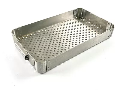 6 X 10  Perforated Medical Lab Dentist Sterilization Tray Stainless Steel • $34.95