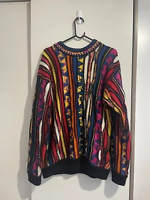 Vintage Coogi Multicolored Wool Sweater Size XL RARE- Read Description • $235