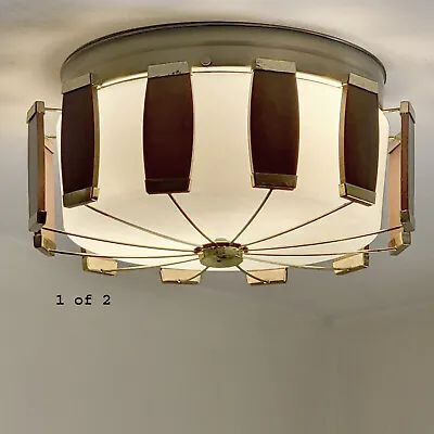 196c Vintage 60s Danish Midcentury Modern Ceiling Light Lamp Fixture Chair Table • $475
