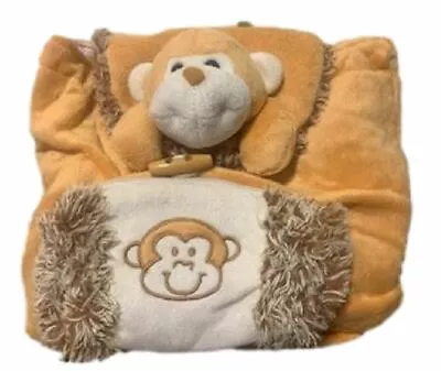 Monkey Backpack Toddler Plush Animal With Adjustable Straps • $19.99