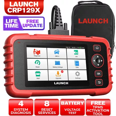 2024 LAUNCH X431 CRP129X OBD2 Scanner ABS SRS Engine Diagnostic Tool Code Reader • $197