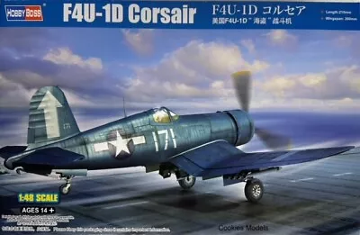 Hobbyboss F4U-1D Corsair 1/48 Scale Model Kit 80384 • £19.49