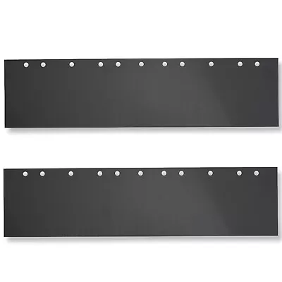$24 • Buy Quarter Fender Mud Flaps Semi Truck 24  X 6  Poly Plastic Peterbilt Kenworth 