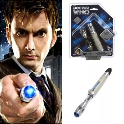 Doctor Who The 10th Doctor's Sonic Screwdriver Light Sound Toy Cosplay Prop • $26.99