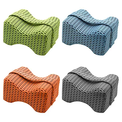 Orthopedic Knee Pillow For Side Sleeper Memory Foam Contour Cushion Pain Relief • $15.59