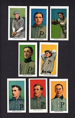 1909-11 T206 PROVIDENCE GRAYS Complete 8 Card Team Capital REPRINT Set  • $5