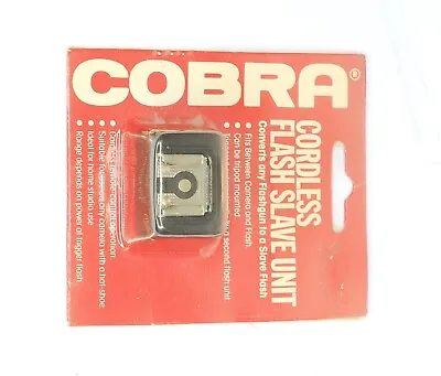 £4.99 • Buy Cobra Cordless Flash Slave Unit With Tripod And Flash Attachment  (1948BL)