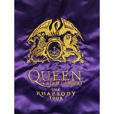 Bn Queen + Adam Lambert 2020 Bohemian Rhapsody Vip  - Satin Robe Bag & Eye Mask • $75