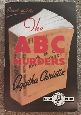 £28.99 • Buy The ABC Murders 2012 Facsimile Edition Hardback By Agatha Christie - New