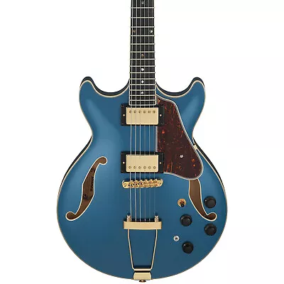 Ibanez AMH90 Artcore Expressionist Hollowbody Electric Guitar Prussian Blue Met • $699.99