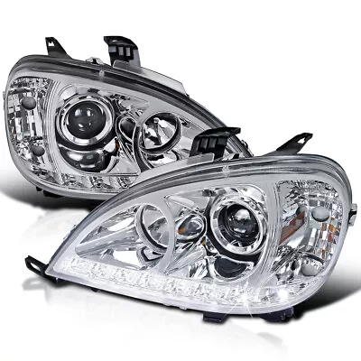 Fits 2002-2005 Mercedes W163 Ml320 Ml350 Ml500 Led Strip Projector Headlights • $224.99