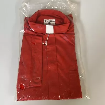 M3 Men's Clergy Tab Short Sleeve  Red 15 Sz Shirt Pastor Preacher Costume New • $24.99