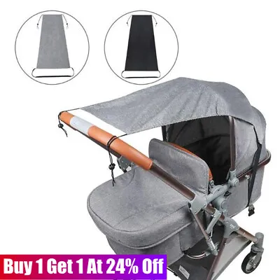 Baby Stroller Sun Shade Cover Universal Canopy Pushchair UV Protection Awnings • £4.89