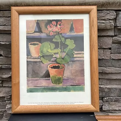 NGA Art Print  “ARTCANVAS Pot Of Geraniums ”by Henri Matisse • $10