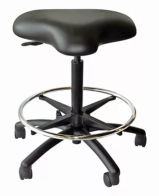 Heavy Duty Tattoo Shop Drafting Chair Stool Workbench Laboratory Rated 350lb S10 • $129.99