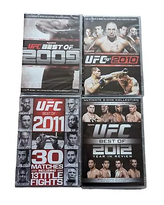 UFC Martial Arts DVD Collection Best Of 2009 10 11 & 12 New & Sealed • £9.99