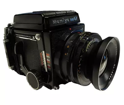 Mamiya RB 67 Pro S 90 Mm 3.8 Lens 120 Film Back & Waist Level Finder -Untested • $362