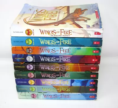 Lot Of 9 Wings Of Fire Tpb Books By Tui T. Sutherland 1 2 3 4 5 6 7 8 9 • $27.28