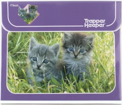 $13.99 • Buy ⭐️NEW⭐️ MEAD Trapper Keeper Binder, 1”, Metal School Supply Organizer Kitten NEW