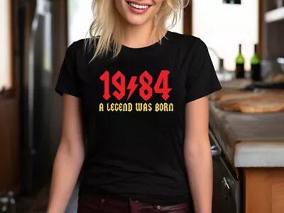40th Birthday T-shirtCustome Design Gift For Man Women 1984 A Legend Was Born. • £5.99