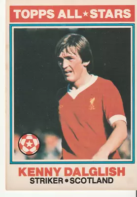 Topps 1978 Orange Back All Star Card Kenny Dalglish Liverpool & Scotland • £1.45