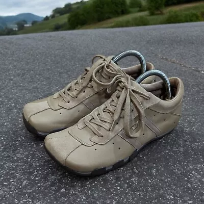 Diesel Evelyn Biege Leather Y2K Sneakers Women's Size US 6.5 ECU  • $59.50