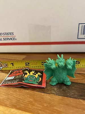 MECHA KING GHIDORAH 19 / GREEN - GODZILLA KAIJU GUNDAN / Gashapon Figure • $6.95