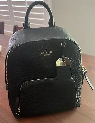Kate Spade New York Black Leather Dome Backpack • $41