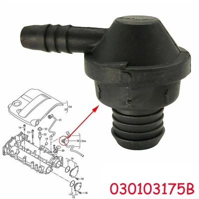 $13.54 • Buy 1 Way Valve For A3 (2008-2013) Hose 030103175B-Accessories Components New