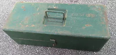 Military U.s. Army Metal Tool Chest Signal Corps Ch-77 • $149.09