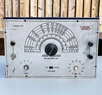 EICO Model 377 Audio Generator Sine And Square Wave Vintage Powers On • $59.99