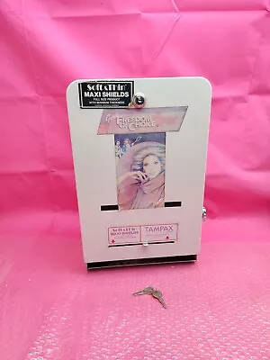 Vintage Maxithins Tampax Vending Machine Works Dispenser Novelty 17  X 11  X 7   • $149.99