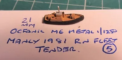 Manly 1981 RN Fleet Tender By OC-M6 Scale 1/1250 Ship Model • £4.99