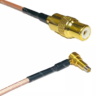 RG316 RCA FEMALE To MS-156 MALE ANGLE RF Cable Rapid-SHIP LOT • $10.74
