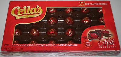 Cella's  22 Foil Wrapped Milk Chocolate Covered Cherries 11 Oz  (5-Pack = 55 Oz) • $49.99