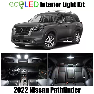 For 2022 Nissan Pathfinder WHITE LED Interior Light Replacement Package Kit 10x • $19.99