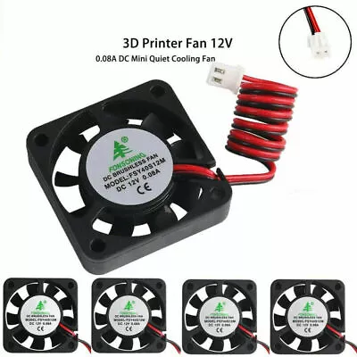 1PC Ultra-silent 12V 40x40x10mm 4010 DC Brushless Cooling Fan For 3D Printer • £3.06