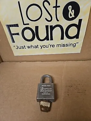 US Military Padlock American Lock 5200 Series W/ Key Hardened Heavy Collector • $15