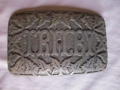 Antique Trilby Stove Co. Cast Iron Stove Name Plate Badge Emblem • $20