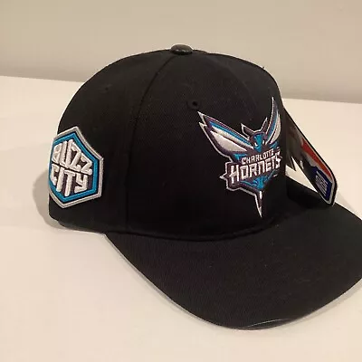 Charlotte Hornets Buzz City Pro Standard Black Snapback Hat Cap New With Tags • $57.22