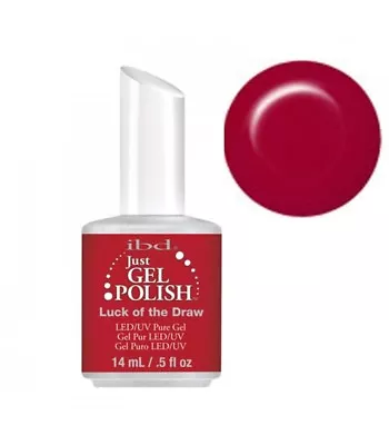 IBD Luck Of The Draw Red Gel UV Nail Polish Soak Off • $11.99