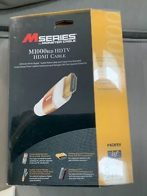 Monster Cable M Series M1000HD Ultimate High Speed HDMI Cable 8 Ft • $54.99