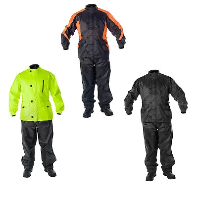 Men's Fulmer TRS3 StormTrak Rain Suit Motorcycle Rain Jacket & Pants Waterproof • $39.99