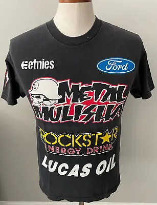 VTG Metal Mulisha T Shirt Brian Deegan X-Games Moto Rockstar Black Sz Medium • $21