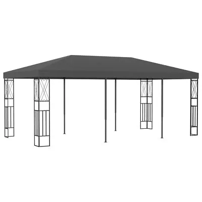 $242.95 • Buy Large Outdoor Gazebo Tent Sunshade Steel Frame Elegant Garden Pavilion 3x6m