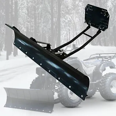 For ATV UTV Snow Plow Kit 45'' Steel Blade Complete Universal Mount Package • $295.99