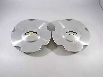 Pair Of 2002 2003 2004 2005 2006 Chevy Trailblazer  Machined Center Caps OEM • $24.99