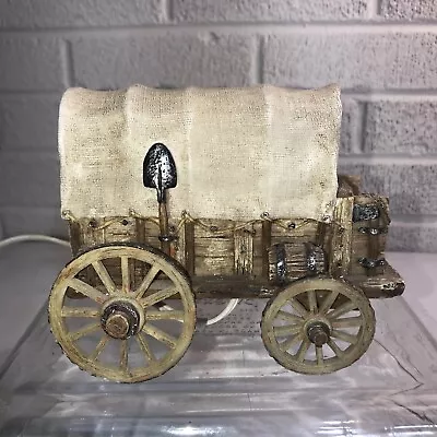 Lighted Resin Covered Wagon Home Decor 6 X 4.75” • $21