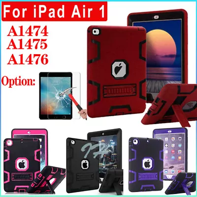 For  IPad Air 1st  ShockProof Military Heavy Duty Kids Case / Screen Protector • $15.19