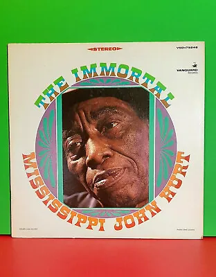 Mississippi John Hurt Immortal Blues Soul R&b 33 Rpm Lp Vinyl  Album • $50